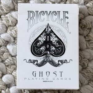 Bicycle White Ghost Playing Cards Ellusionist Rare Made In USA